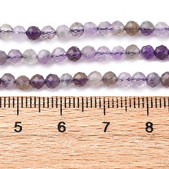 Природный аметист нитей бисера&nbsp;LS-G-RM2025-A08-3mm