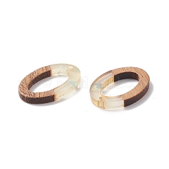 Подвески из прозрачной смолы и ореха&nbsp;RESI-XCP0001-92