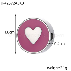 Подвески из нержавеющей стали 304 с эмалью&nbsp;STAS-OY011-02G