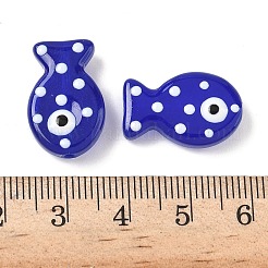 Peinture cuite perles d'émail en verre&nbsp;X-LAMP-D303-04L
