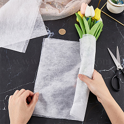 Papel para envolver ramos de algodón con leche&nbsp;DIY-WH20007-28A
