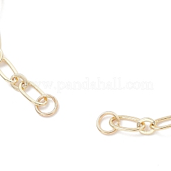 Изготовление браслета-цепочки Фигаро из латуни толщиной 3 мм&nbsp;AJEW-JB01417