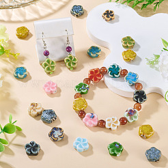 20шт фарфоровые бусины ручной работы&nbsp;PORC-TA0001-25