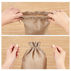 Pochettes en toile de jute&nbsp;ABAG-BC0001-23