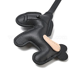 Ciondoli decorativi in pelle sintetica PU di cavallo&nbsp;HJEW-A012-01E