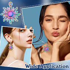 12шт радужные подвески из сплава&nbsp;FIND-LP0001-55