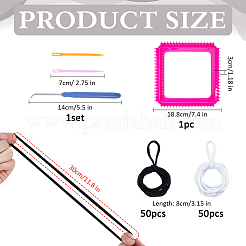 Máquina trenzadora de cordón elástico de plástico cuadrado de 1 pieza&nbsp;DIY-ME0003-37