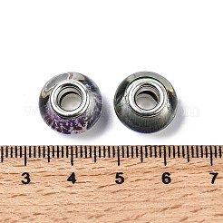 Cuentas europeas con agujeros grandes de resina&nbsp;DACR-S011-02