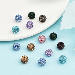 Бусины с класс А стразами&nbsp;RB-B025-30