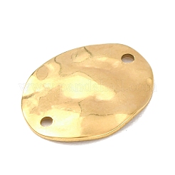 Ciondoli con connettori a maglie testurizzate in acciaio inossidabile 304&nbsp;LS-STAS-K302-02A-G