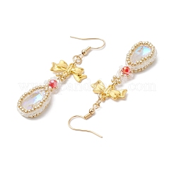 Orecchini in lega di vetro&nbsp;EJEW-MZ00313-03