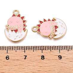 Подвески из эмали и сплава&nbsp;LS-ENAM-T009-58B-RS