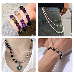 900 Stück 15 Stile DIY Schmuck-Sets mit runden Perlen&nbsp;DIY-AR0004-64