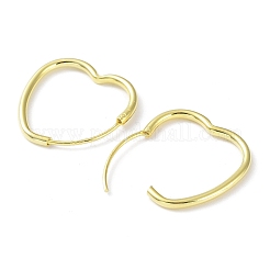 Orecchini con cerchio in argento sterling&nbsp;EJEW-K258-10G