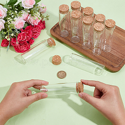 15 шт. мини-бутылочка из высокопрочного боросиликатного стекла для хранения шариков&nbsp;BOTT-OC0001-01