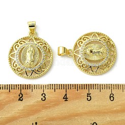 Кулоны из экологически чистой латуни с микропаве и кубическим цирконием&nbsp;KK-A204-11G