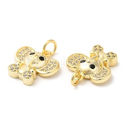 Латунь с подвесками из фианита&nbsp;KK-K332-27G