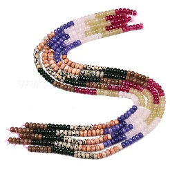 Нити из натурального красного сетчатого камня&nbsp;G-Z135-C04