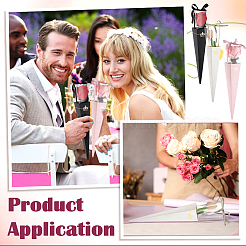 30 комплект 3-х цветных бумажных коробок для упаковки букетов&nbsp;ABAG-BC0001-66