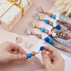 12 шт. 3 стиля железный прут подвесные украшения для бусин&nbsp;KEYC-FH00081