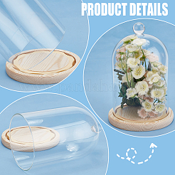 Стеклянный купол&nbsp;DJEW-WH0043-36