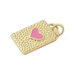 Латунь эмаль подвески&nbsp;KK-C110-37G-01