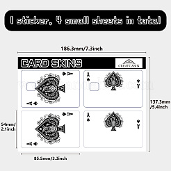 ПВХ пластиковые водонепроницаемые наклейки для карт&nbsp;DIY-WH20044-005