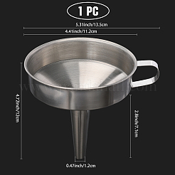 Embudo de acero inoxidable 201&nbsp;STAS-WH20031-001P-02