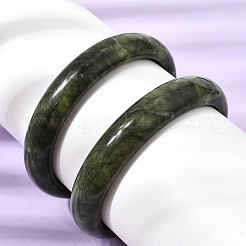 Armreifen aus natürlichem chinesischem Jade und südlichem Jade für Damen&nbsp;BJEW-R296-06