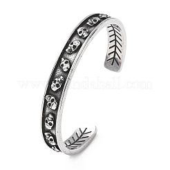 Braccialetti a polsino in acciaio inossidabile chirurgico 316&nbsp;BJEW-C142-01D-AS