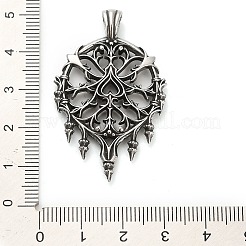 Pendentifs Halloween en acier inoxydable chirurgical 316&nbsp;STAS-A123-01C-AS