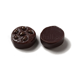 Cabochons décodés en biscuit de résine opaque&nbsp;RESI-A033-04I