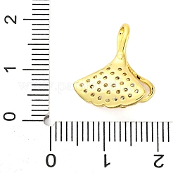 Подвески из латуни с микропаве из кубических цирконий в стиле фреш&nbsp;LS-KK-A232-05A-G