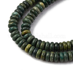 Нити бусин из натурального нефрита шушан&nbsp;G-L624-H01-6x2mm