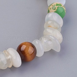 Chakra Schmuck Stretch Armbänder&nbsp;BJEW-JB03941-04