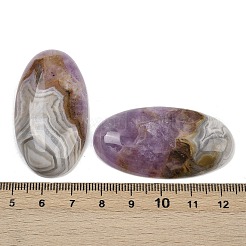 Подвески из натурального аметиста и кружевного агата&nbsp;G-A244-12A-03