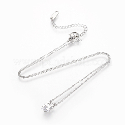 Ожерелья с подвесками из нержавеющей стали 304&nbsp;NJEW-O118-34