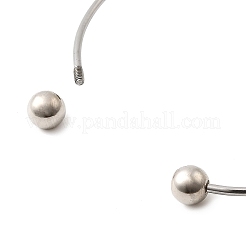 Fabrication de bracelets manchettes en acier inoxydable 201 de 1.8 mm&nbsp;BJEW-Z144-01P-02