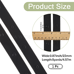 5 ярд полиэстеровой ленты для пришивания кнопок&nbsp;DIY-CY0001-32B