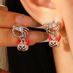 Aretes de aleación de esmalte&nbsp;PW-WG0AEA6-01