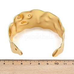 Простые браслеты-манжеты из нержавеющей стали 304 для женщин&nbsp;BJEW-P363-10G