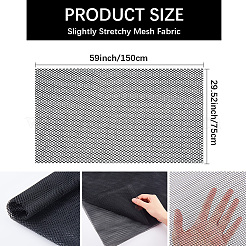 Сетчатая ткань из полиэстера&nbsp;DIY-WH20002-182A-01