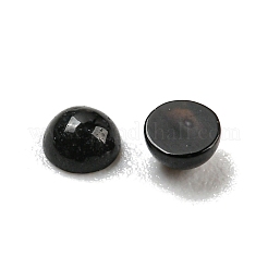 Cabochons en onyx noir naturel (teints et chauffés)&nbsp;G-H309-02-08