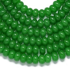 Chapelets de perles en jade de malaisie naturelle&nbsp;G-B165-G01-6x10mm-03