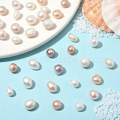 10 шт. бусины из натурального пресноводного жемчуга&nbsp;PEAR-YW0001-29