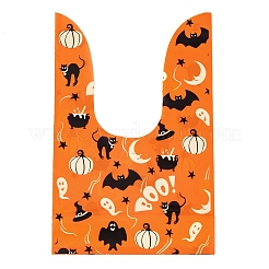 100 sachets en plastique pour bonbons d'Halloween en forme de lapin.&nbsp;ABAG-U001-02B