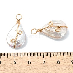 Anhänger aus natürlicher barocker Keshi-Perle&nbsp;PALLOY-JF05723