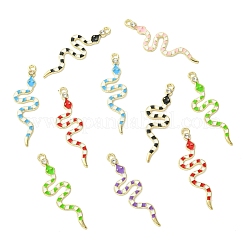 30 stücke 6 farben legierung strass anhänger&nbsp;RB-CJ0001-10