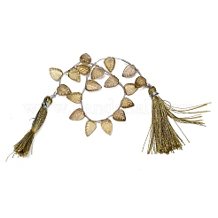 Fili di perle intagliate di quarzo fumé naturale&nbsp;GG-CBA0C95-E07
