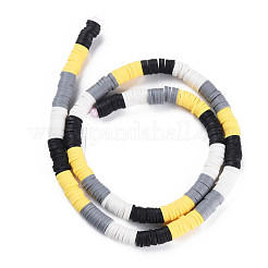 Brins de perles d'argile polymère faites à la main 4 couleur fixes&nbsp;CLAY-S096-029B